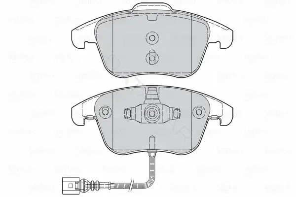 Тормозные колодки VALEO 302261