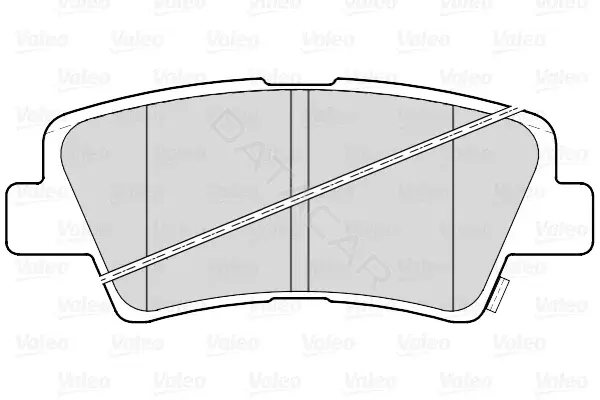 Тормозные колодки VALEO 302335
