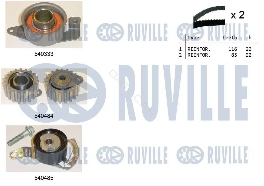 Комплект ГРМ RUVILLE 550014