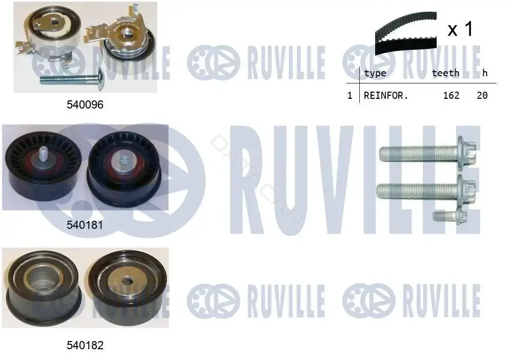 Комплект ГРМ RUVILLE 550040