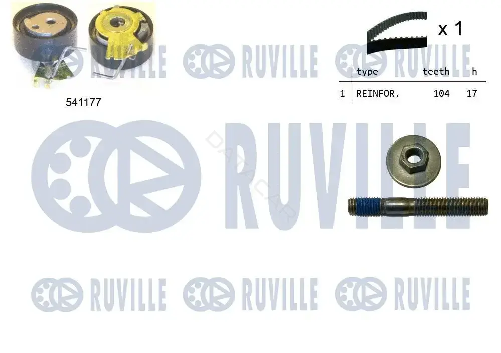 Комплект ГРМ RUVILLE 550051