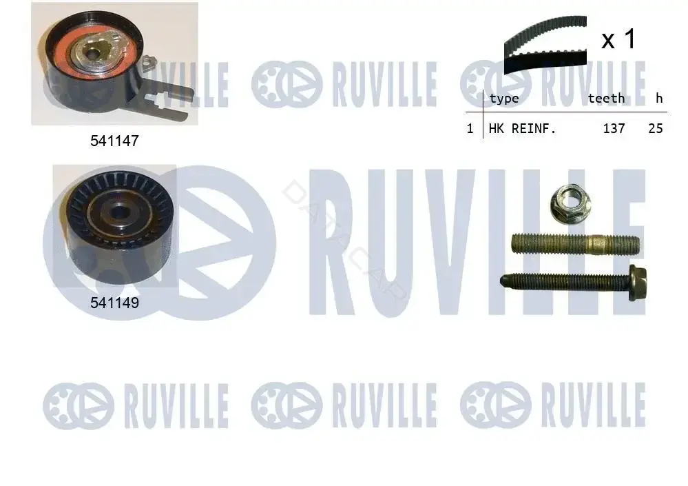 Комплект ГРМ RUVILLE 550058