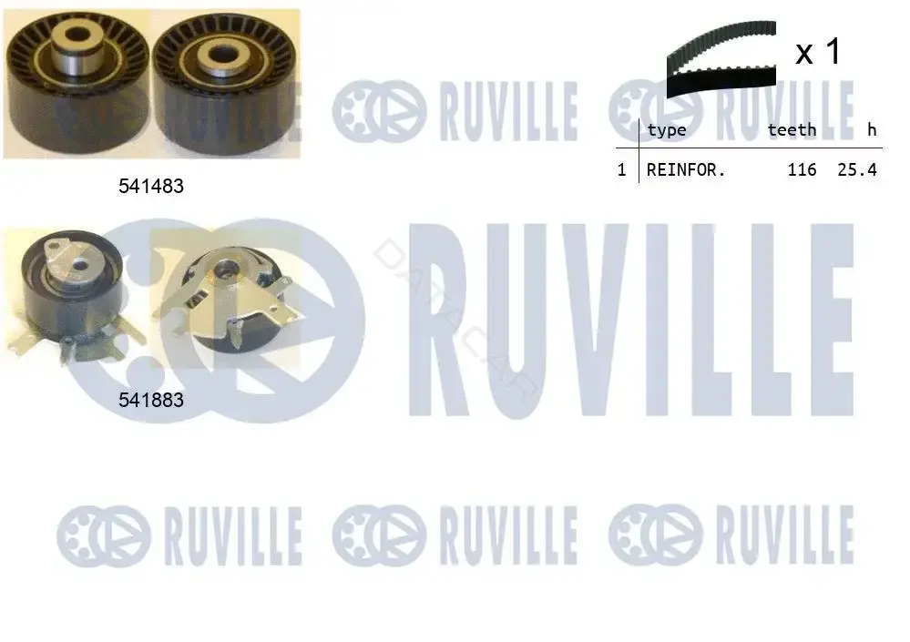Комплект ГРМ RUVILLE 550296