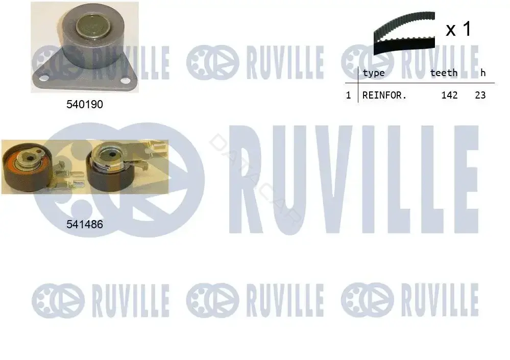 Комплект ГРМ RUVILLE 550364
