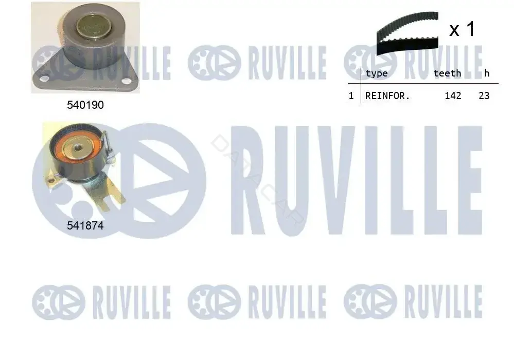 Комплект ГРМ RUVILLE 550365