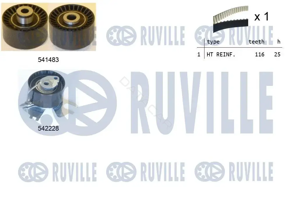 Комплект ГРМ RUVILLE 550367