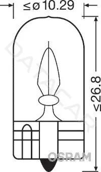 Лампочки OSRAM 2841