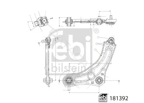 Рычаги FEBI 181392
