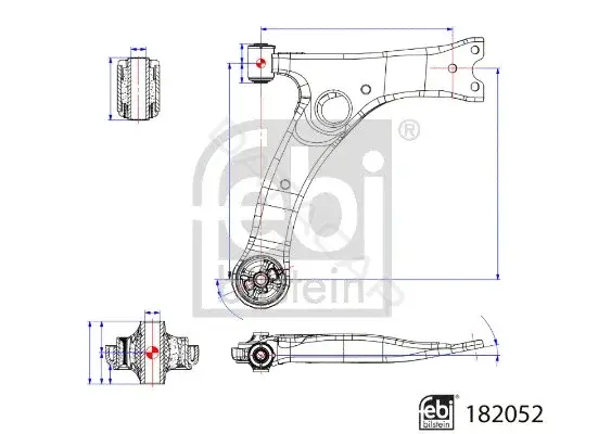 Рычаги FEBI 182052