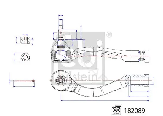 Рулевые наконечники FEBI 182089