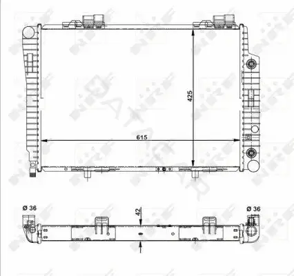 Радиатор охлаждения NRF 51281