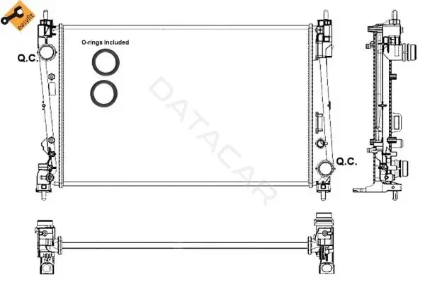 Радиатор охлаждения NRF 53017