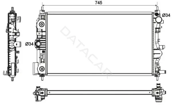 Радиатор охлаждения NRF 53131