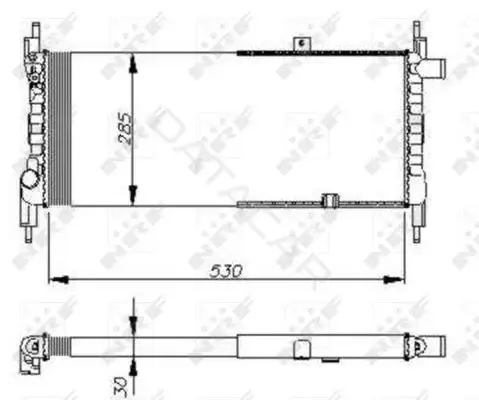Радиатор охлаждения NRF 58711