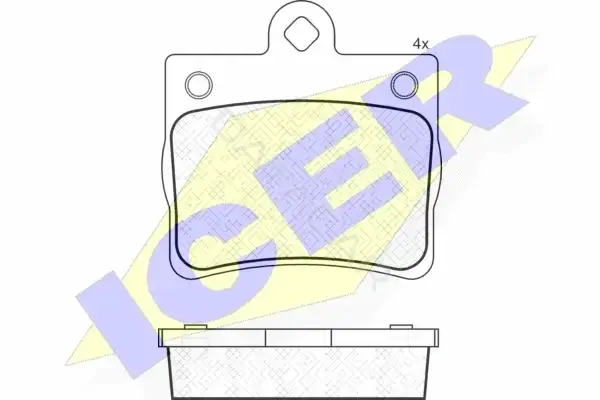 Тормозные колодки ICER 181310