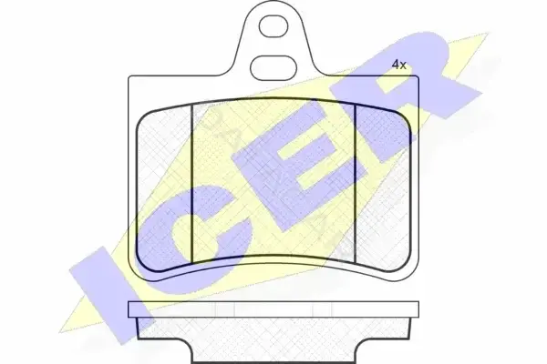 Тормозные колодки ICER 181407