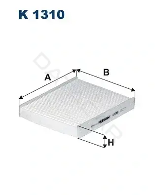 Фильтр салонный FILTRON K1310