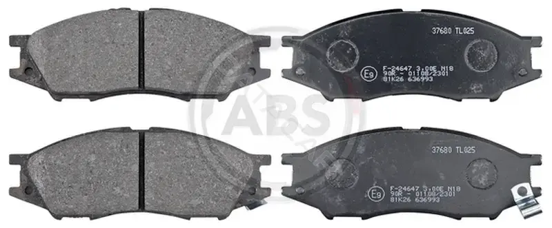 Тормозные колодки A.B.S. 37680