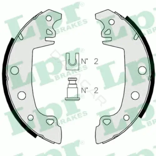 Барабанные колодки LPR/AP/RAL 02850