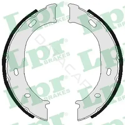 Колодки ручника LPR/AP/RAL 07960