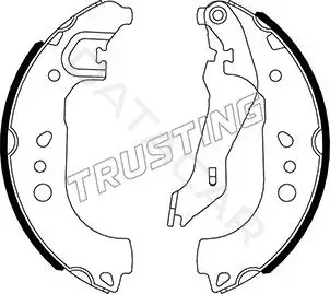 Барабанные колодки TRUSTING 106.220