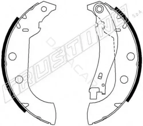 Барабанные колодки TRUSTING 079.190