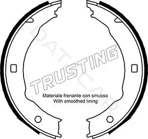 Колодки ручника TRUSTING 079.193