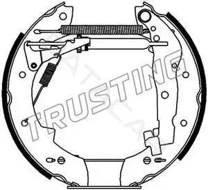 Барабанные колодки TRUSTING 6019