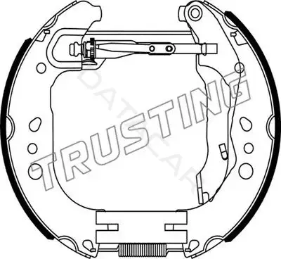 Барабанные колодки TRUSTING 6505