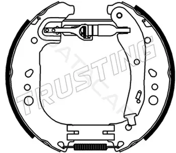 Барабанные колодки TRUSTING 6546