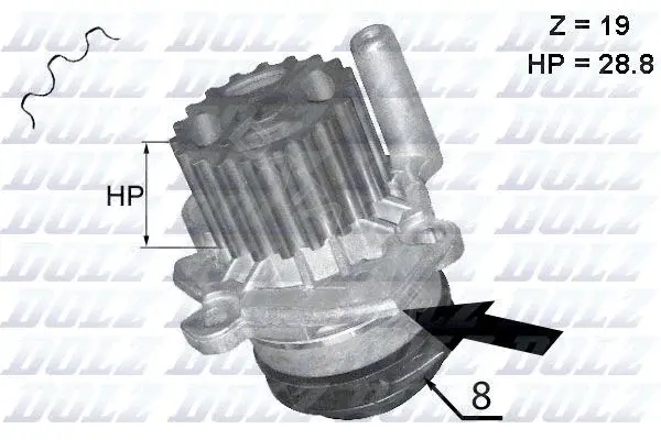 Водяной насос / Помпа DOLZ A224