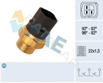 Датчик включения вентилятора FAE 37980
