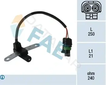 Датчик коленвала FAE 79020