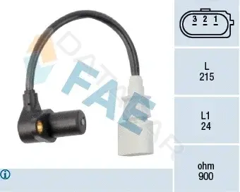 Датчик коленвала FAE 79048