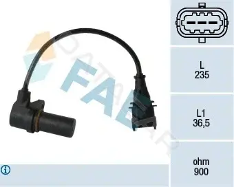 Датчик коленвала FAE 79068