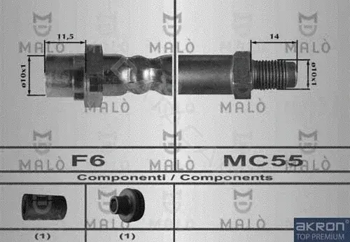 Тормозные шланги MALO 80305