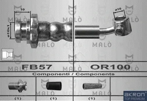 Тормозные шланги MALO 80577