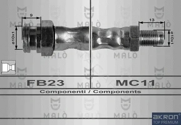 Тормозные шланги MALO 8354