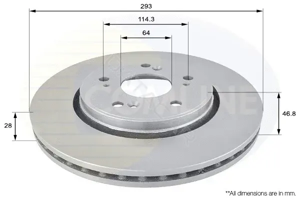 Тормозные диски COMLINE ADC0560V