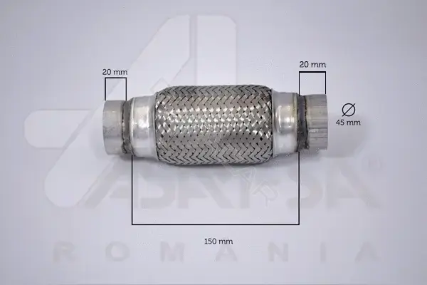 Гофра глушителя ASAM 60092