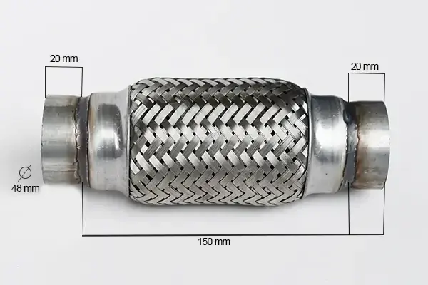 Гофра глушителя ASAM 33737