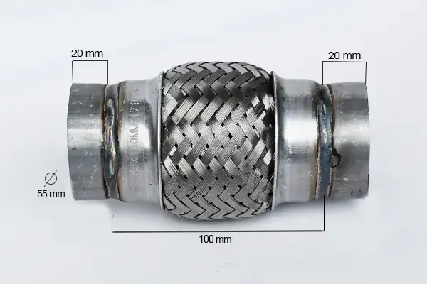 Гофра глушителя ASAM 33748