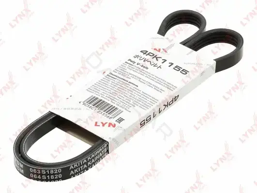 Ремень ручейковый LYNXAUTO 4PK1155