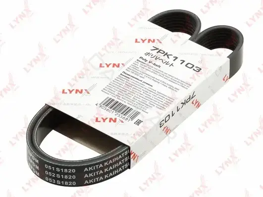 Ремень ручейковый LYNXAUTO 7PK1103