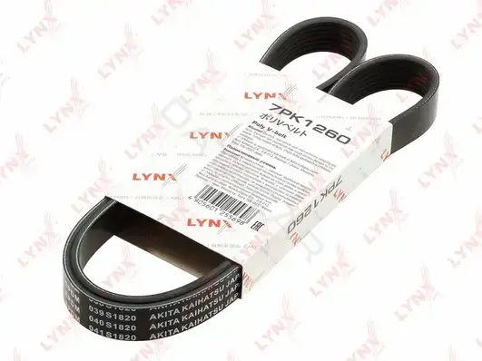 Ремень ручейковый LYNXAUTO 7PK1260