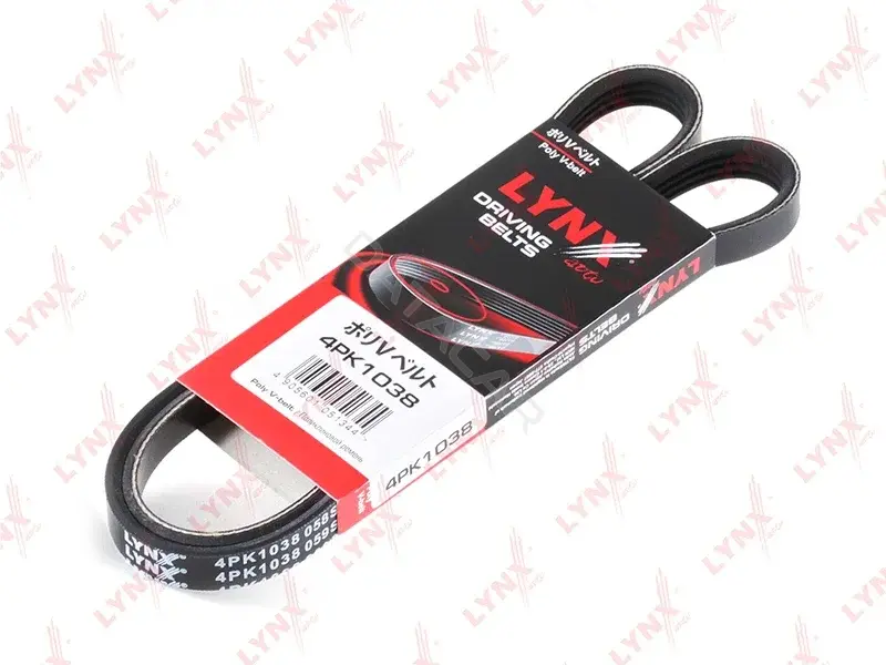 Ремень ручейковый LYNXAUTO 4PK1038