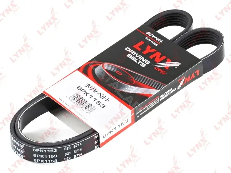 Ремень ручейковый LYNXAUTO 6PK1153
