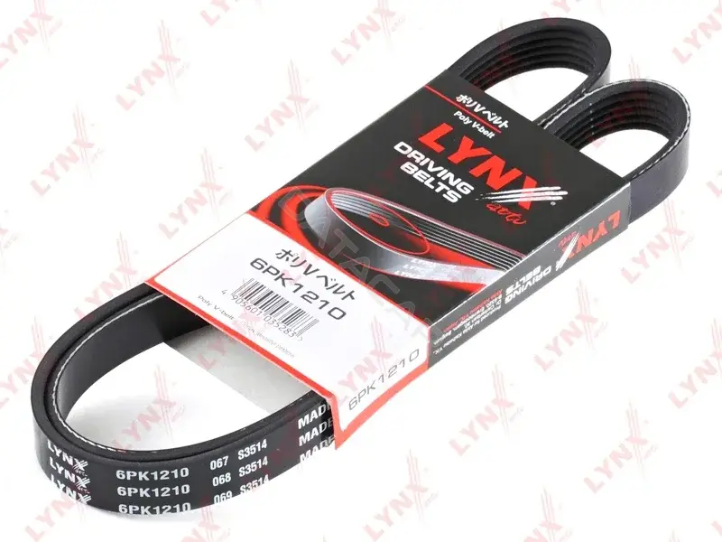 Ремень ручейковый LYNXAUTO 6PK1210