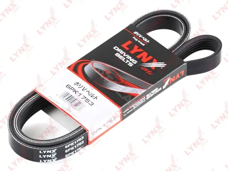 Ремень ручейковый LYNXAUTO 6PK1753