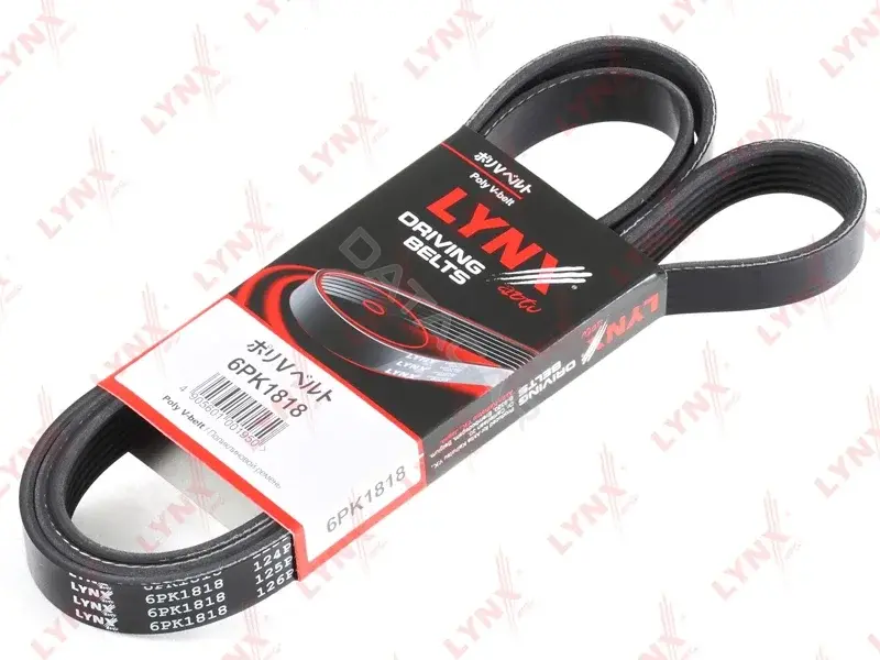 Ремень ручейковый LYNXAUTO 6PK1818